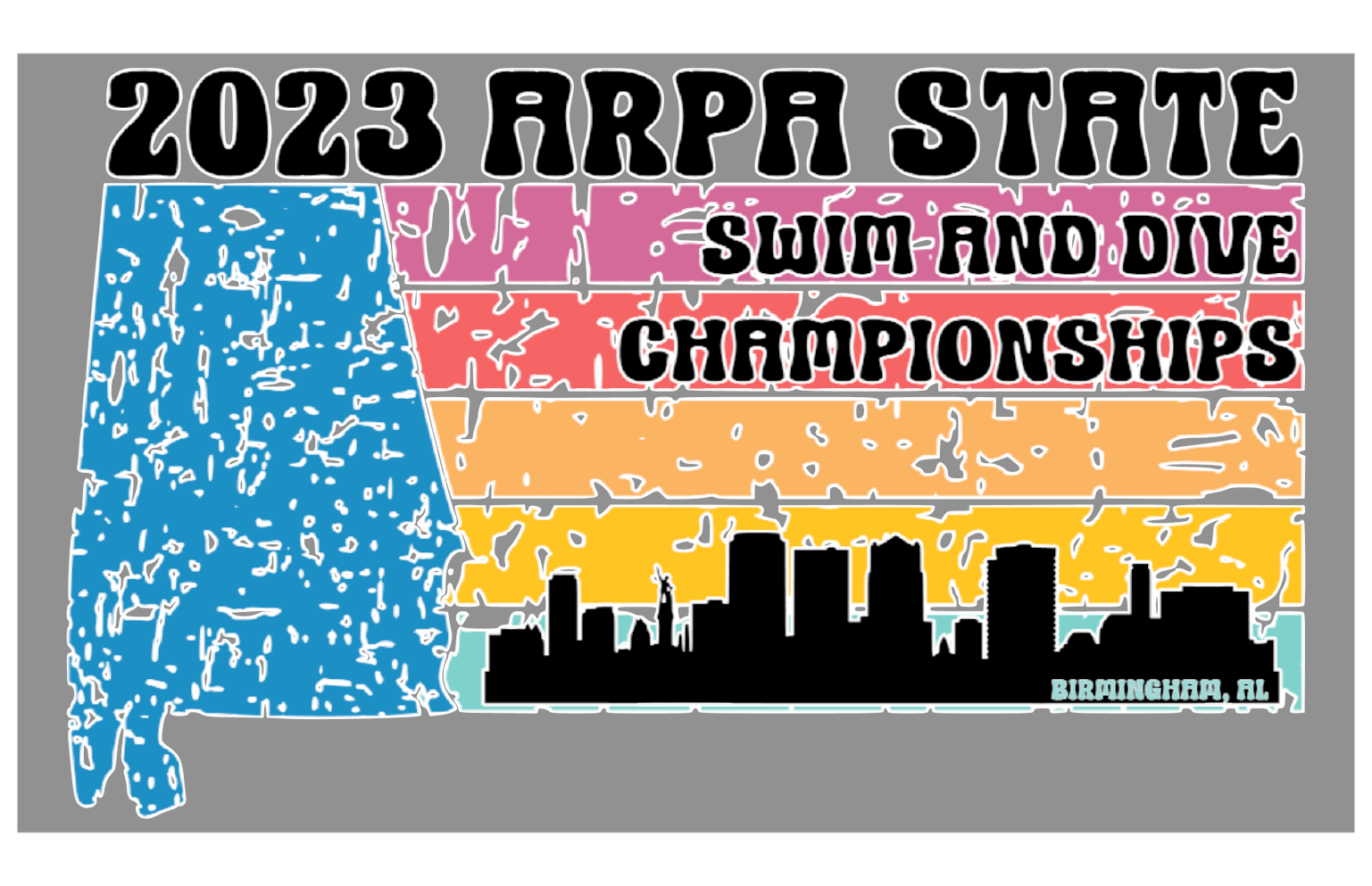 2023 ARPA State Swim and Dive Home Town Vinyl & More