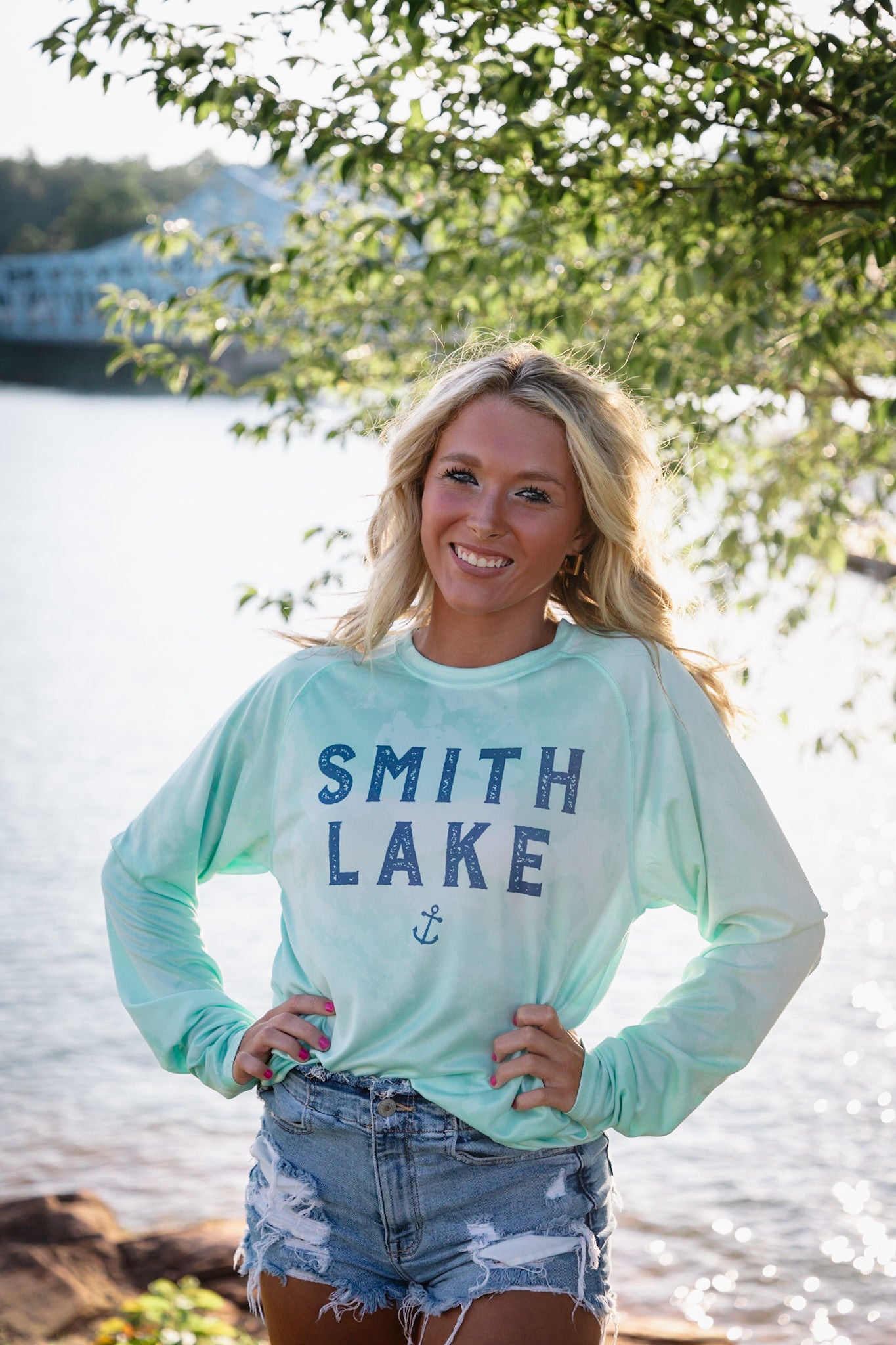 “Camden” Smith Lake Drifit in Teal Tie Dye