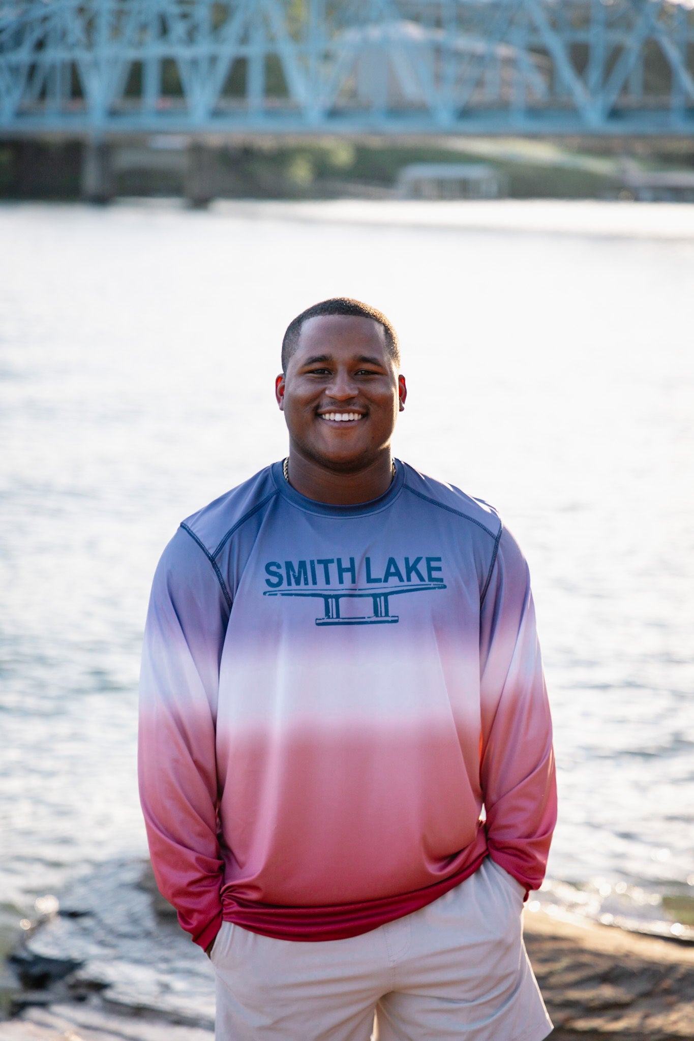 “Jase” Smith Lake DriFit in Red/White/Blue Ombré