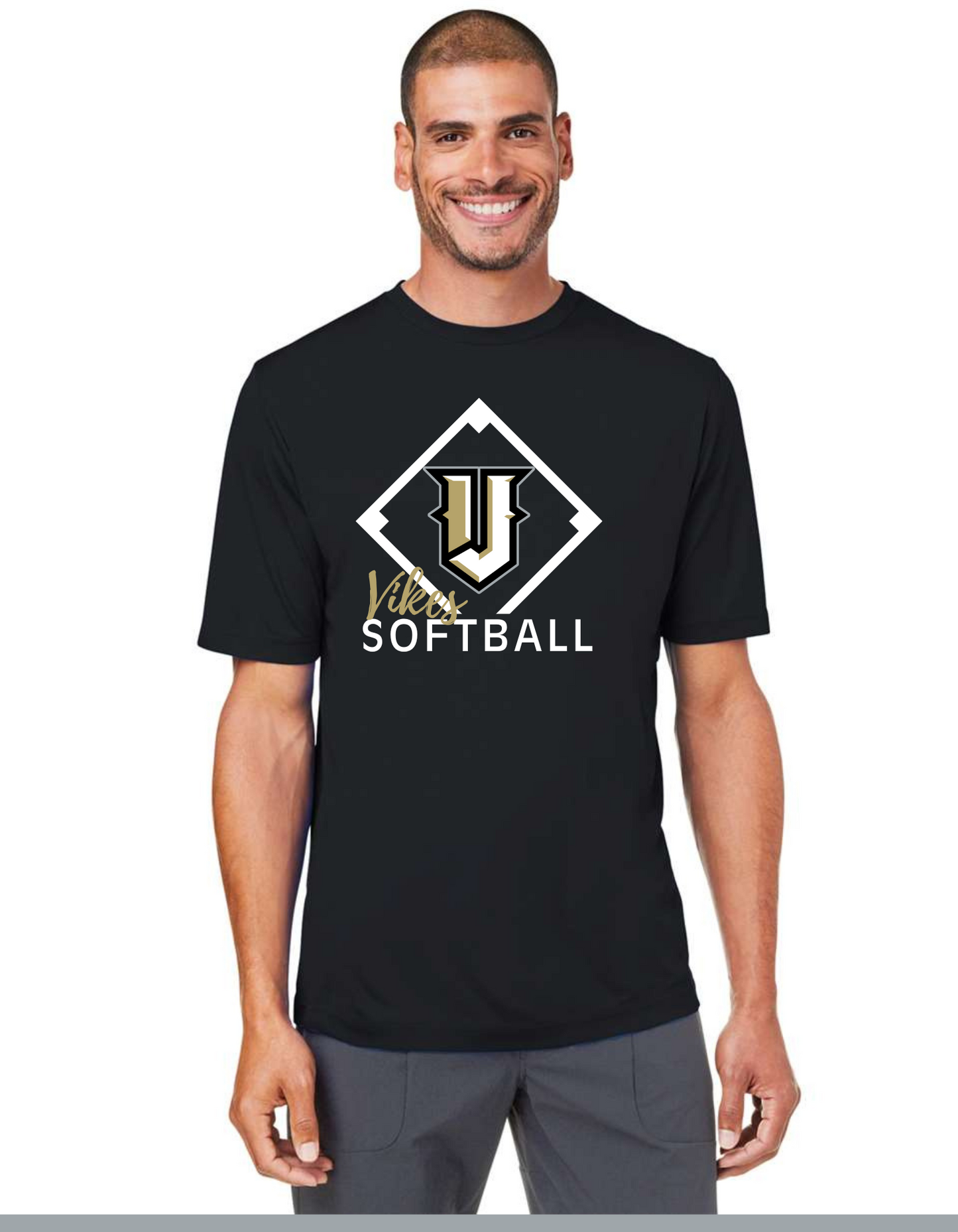 Vikes Softball Diamond Short Sleeve Dri-Fit