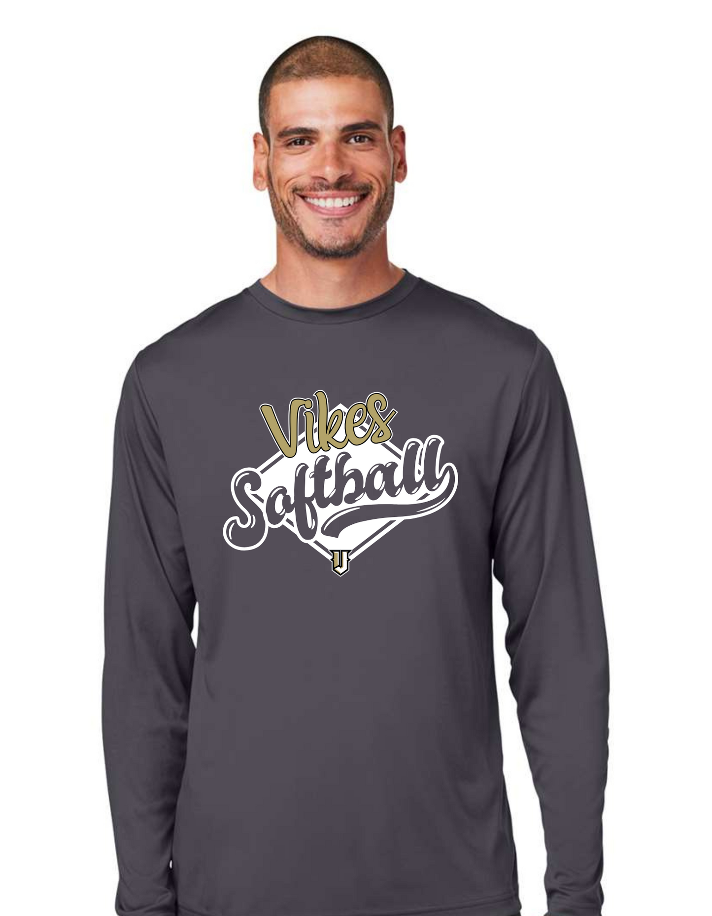 Vikes Cursive Long Sleeve Dri-Fit