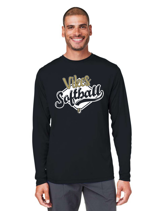 Vikes Cursive Long Sleeve Dri-Fit