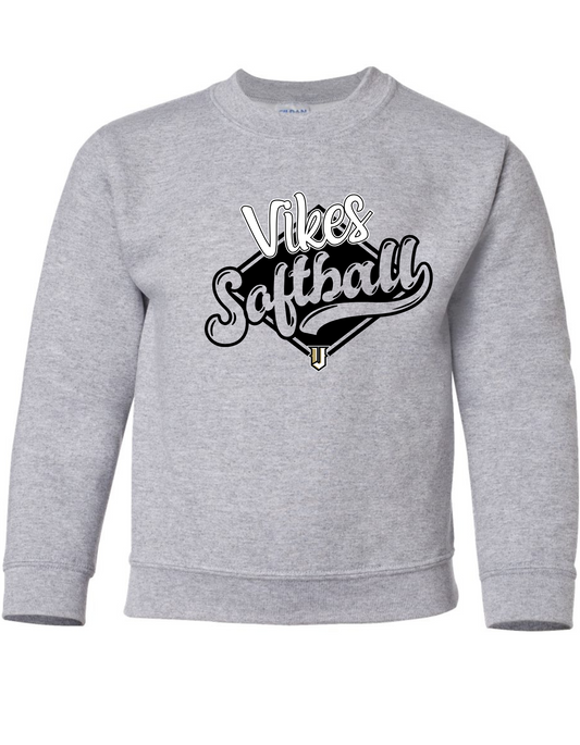 Vikes Cursive Crew Sweatshirt