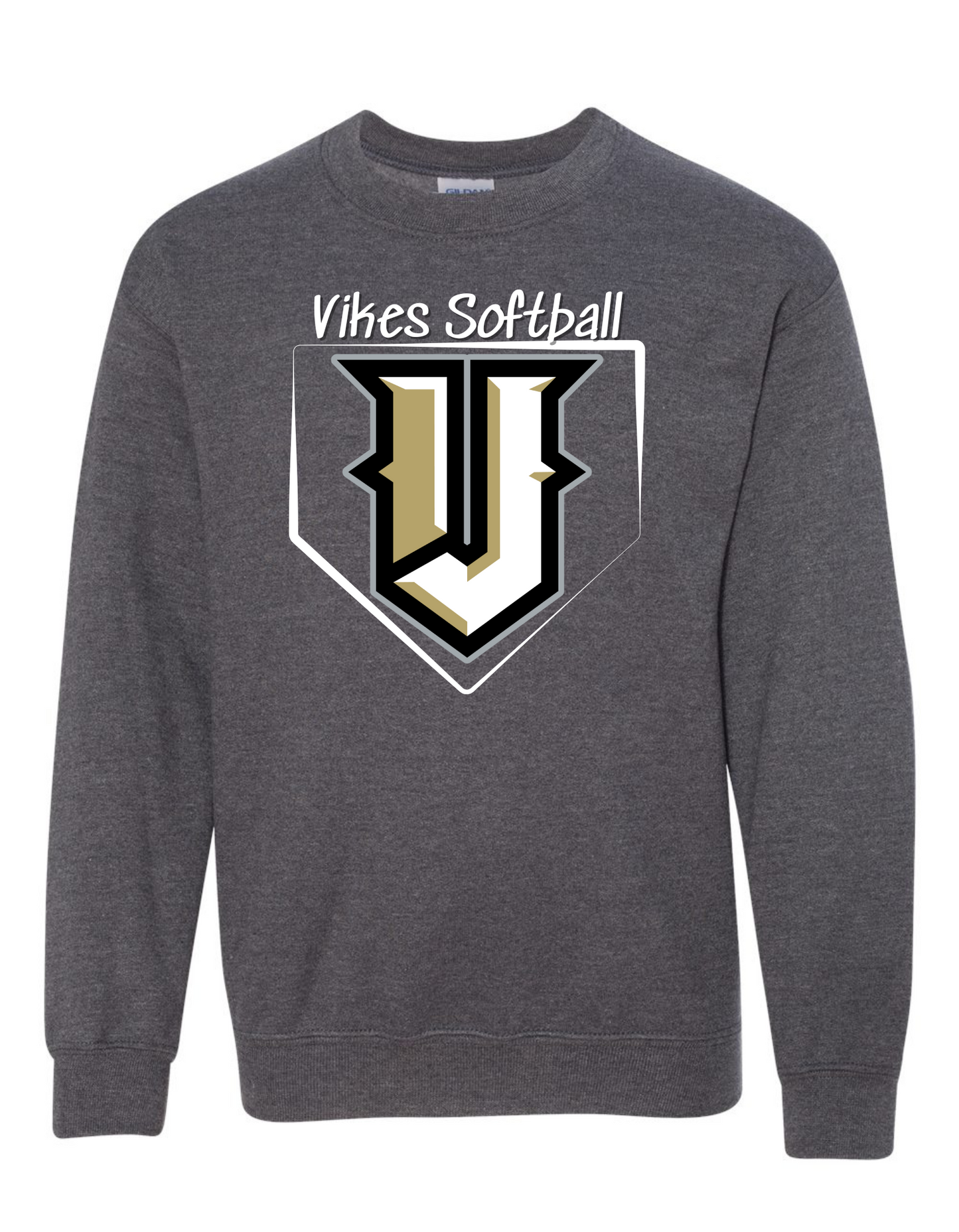 Vikes Home Plate Crew Sweatshirt