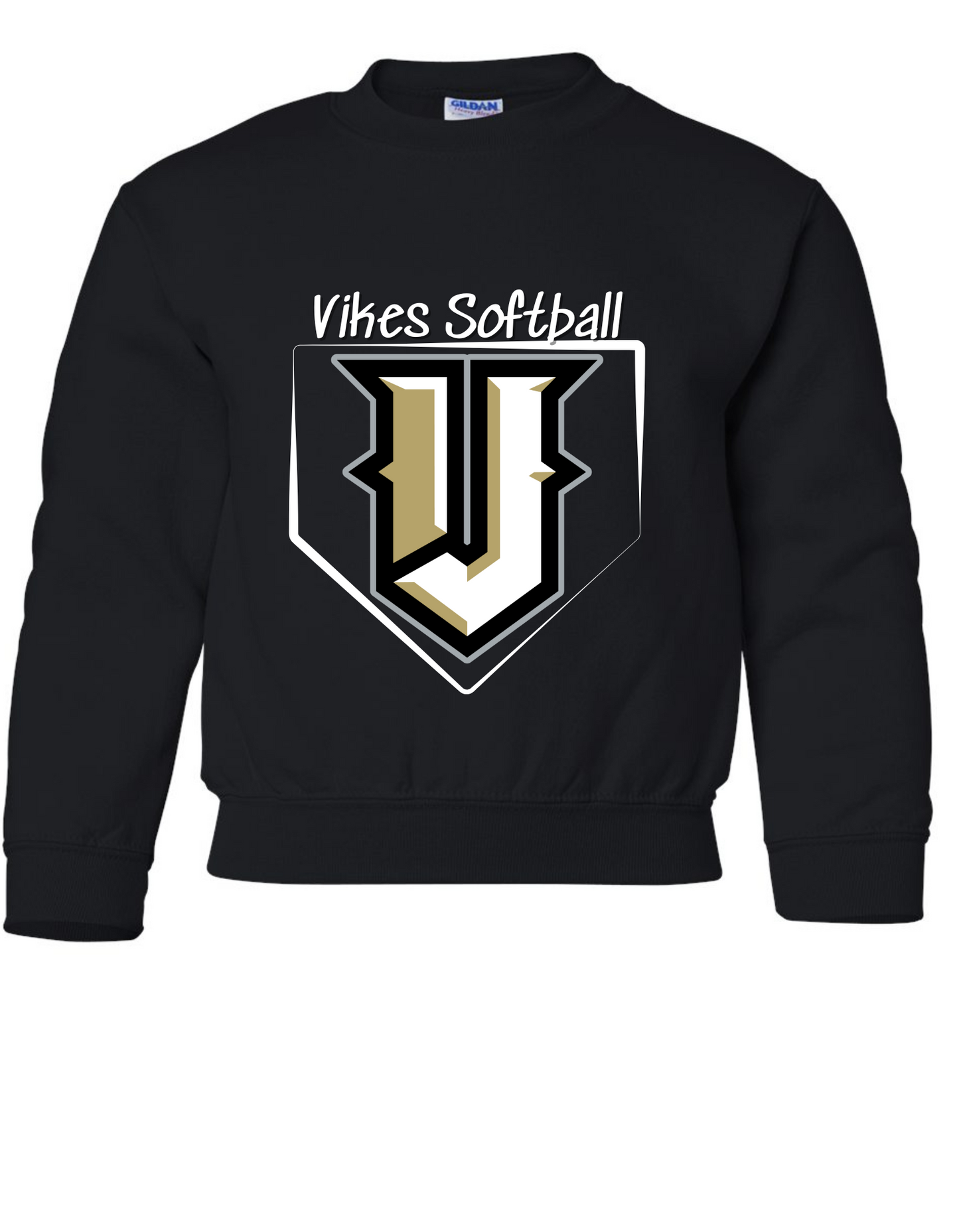 Vikes Home Plate Crew Sweatshirt