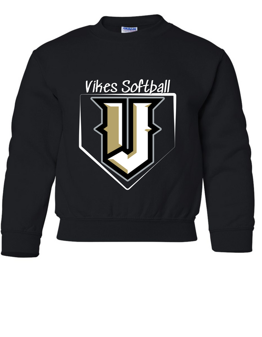 Vikes Home Plate Crew Sweatshirt