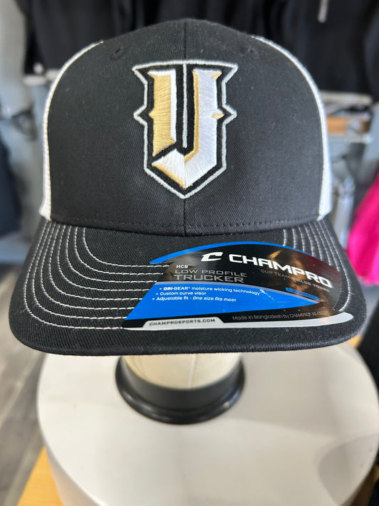 Viking V Logo Low Profile Trucker Cap