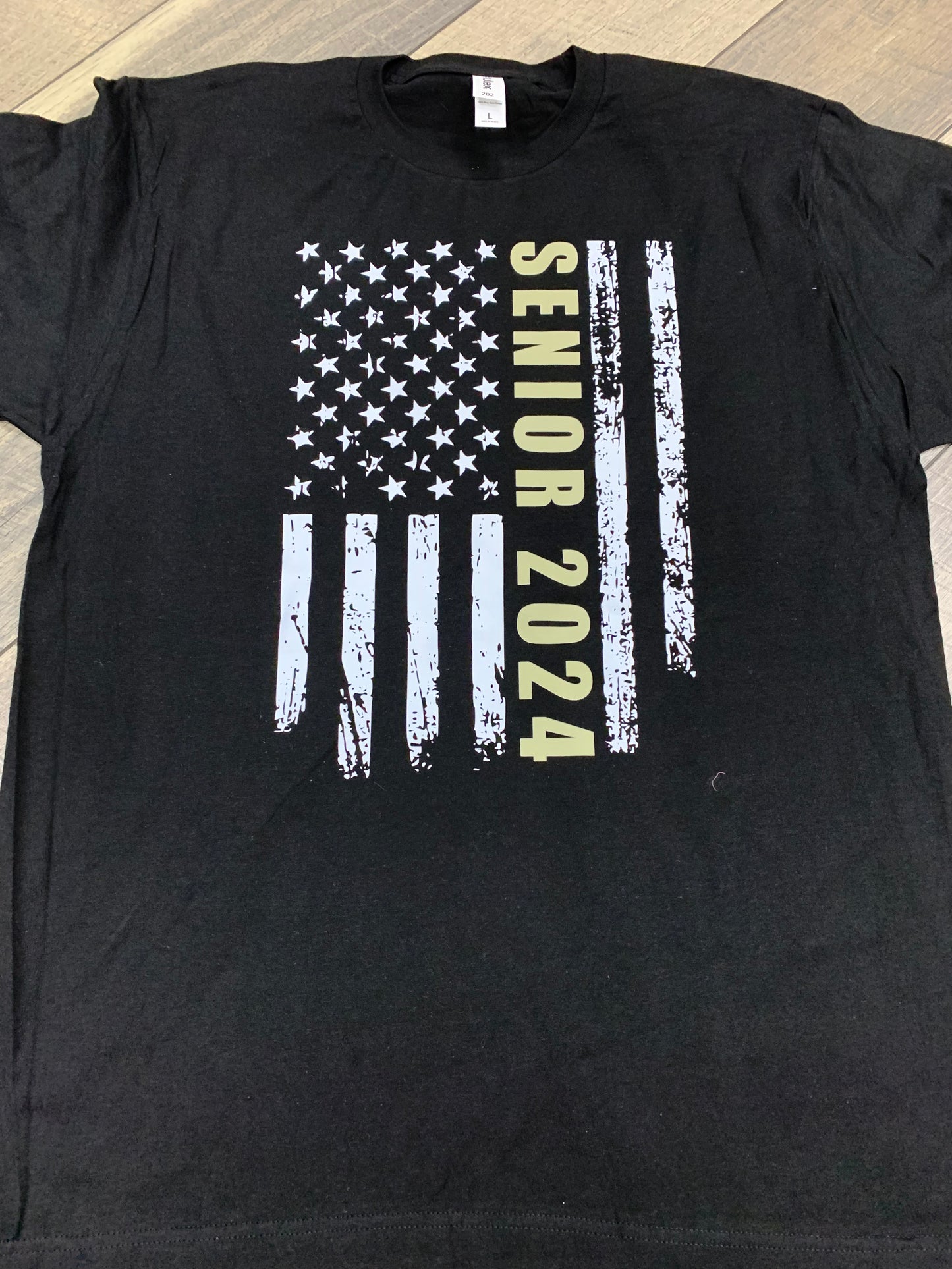 Senior 2024 Distressed Flag