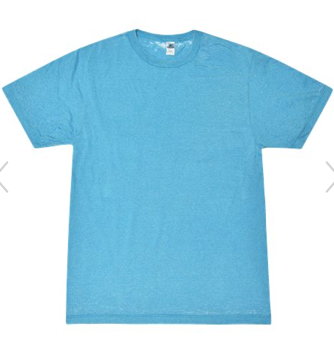 Acid Wash Burnout T-Shirt - 1350 - Sky