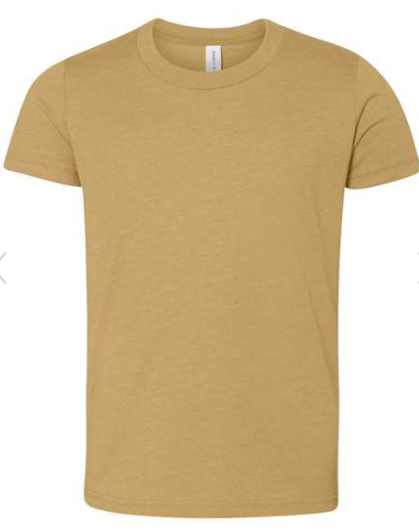 BELLA + CANVAS - Youth Jersey Tee - 3001Y Gold