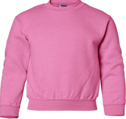 Gildan - Heavy Blend™ Youth Sweatshirt - 18000B Safety Pink