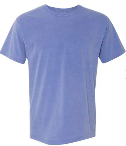 Comfort Colors - Garment-Dyed Heavyweight T-Shirt - 1717 - Periwinkle