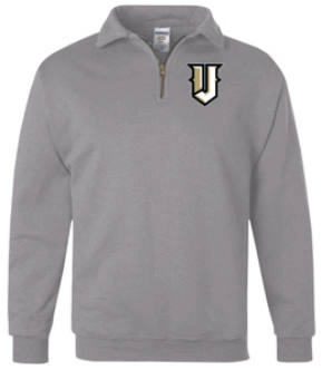Vikings Little League 1/4 Zip Personalized Back