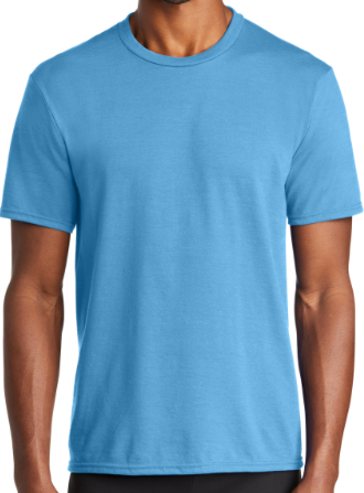 PC381 Port & Company® Performance Blend Tee AQUATIC BLUE