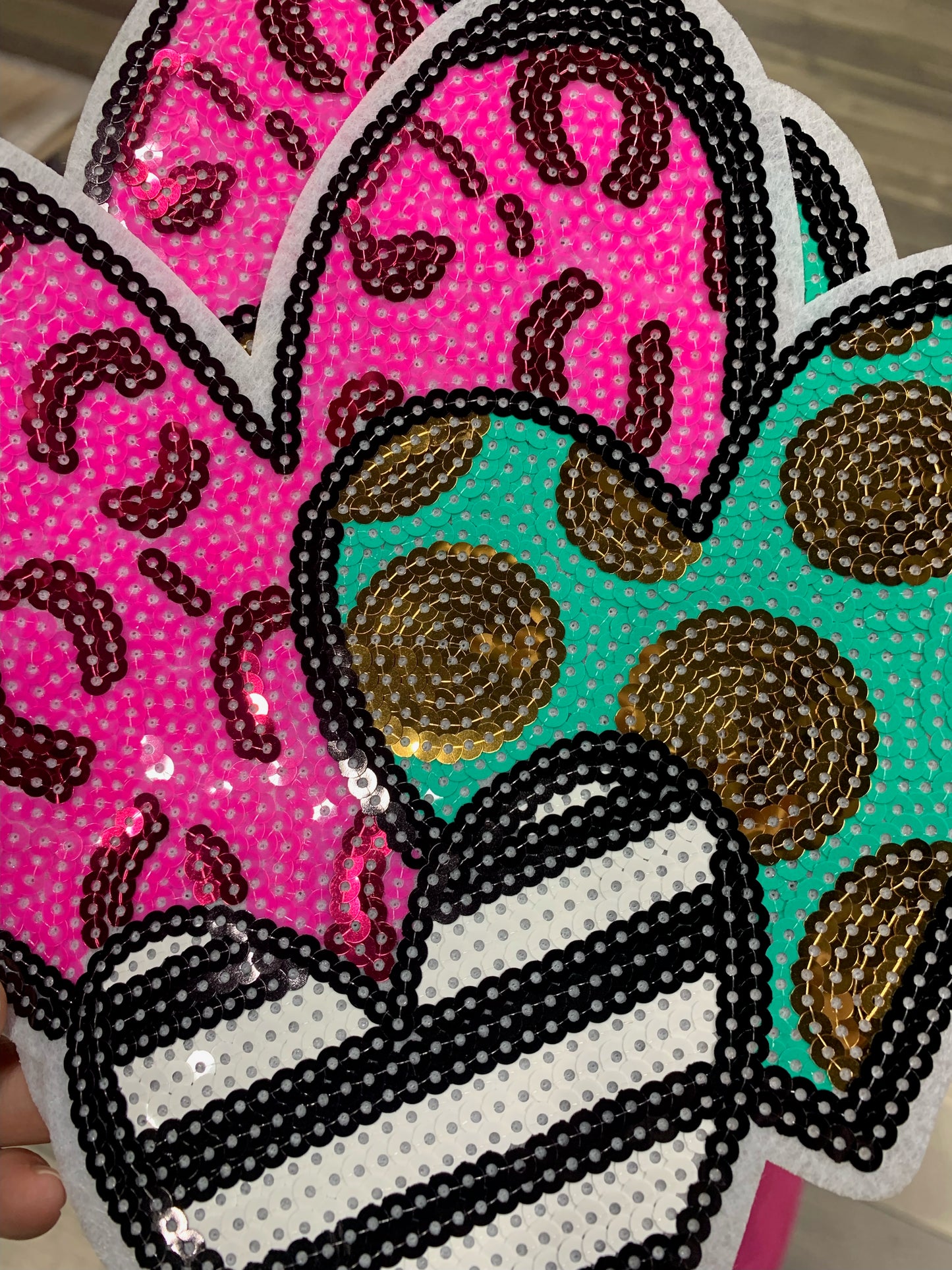 Sequin Iron On Patches