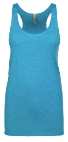 Next Level NL6733 Women's Tri-Blend Racerback Tank Vintage Turquoise