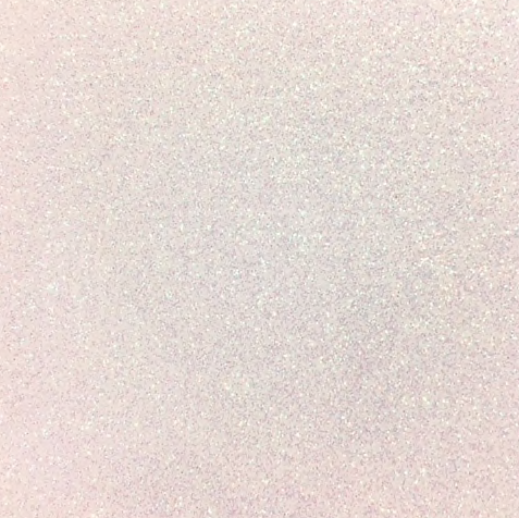 Rainbow White 20 in Glitter HTV