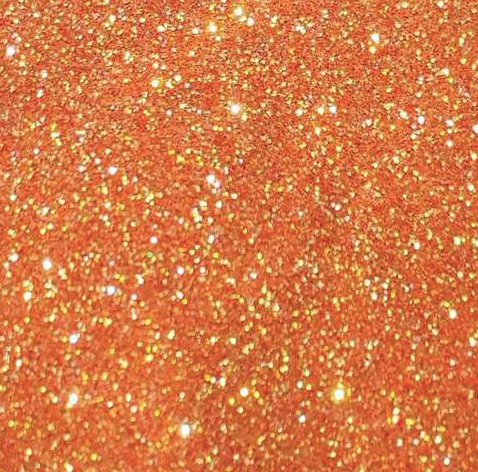 Translucent Orange 20 in Glitter HTV