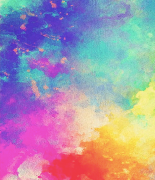 Rainbow Watercolor Printed HTV