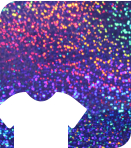 Royal Blue 20 in Holographic HTV