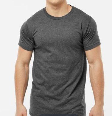 Tultex - Unisex Fine Jersey T-Shirt - 202 - Heather Charcoal