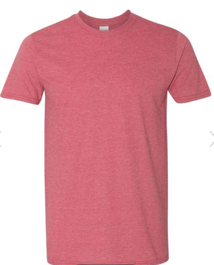 Gildan Softstyle 64000 Heather Cardinal Red