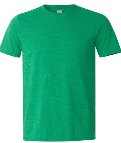 Gildan Softstyle 64000 Heather Irish Green