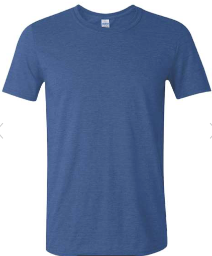 Gildan Softstyle 64000 Heather Royal