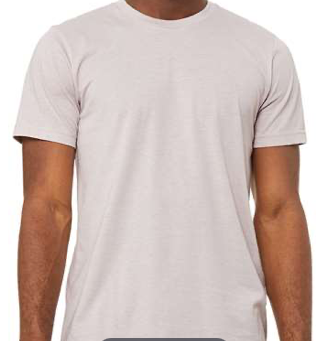 BELLA+CANVAS 3001 CVC Tee Heather Cool Grey