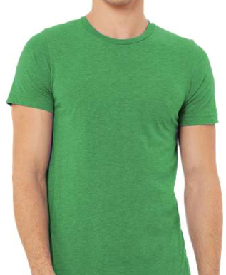 BELLA + CANVAS Triblend Tee - 3413 - Green Triblend