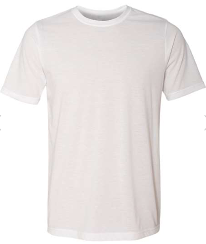 Next Level NL6200 65% Poly / 35% Cotton Tee White
