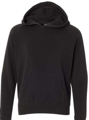 Independent Trading Co. - Youth Special Blend Raglan Hooded Sweatshirt - PRM15YSB Black