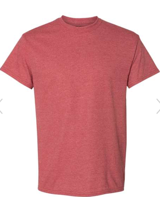 Gildan - DryBlend® T-Shirt - 8000 - Heather Sport Scarlet Red