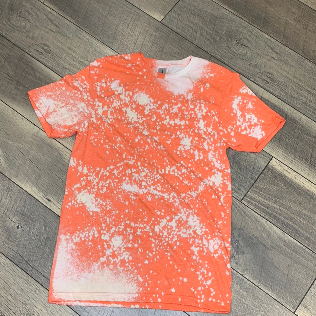 BLEACHED Gildan Softstyle G64000 Adult Tee 65% Poly