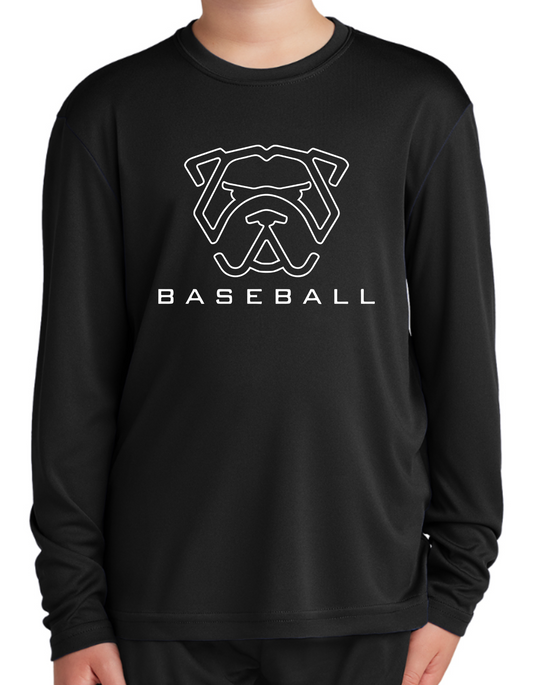 Mad Dawg  Baseball Long Sleeve Dri-Fit - Black