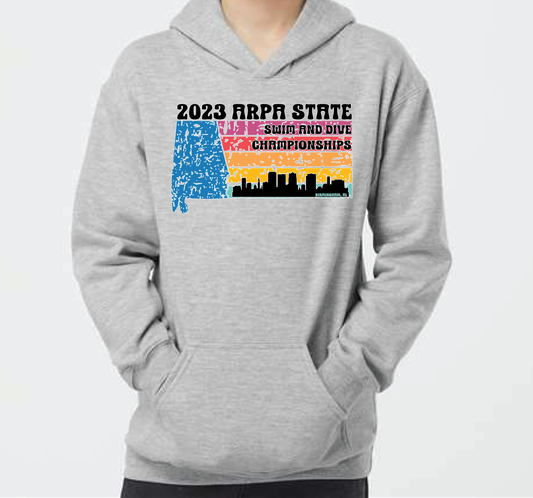 2023 ARPA State swim/dive Championships Youth Hoodie