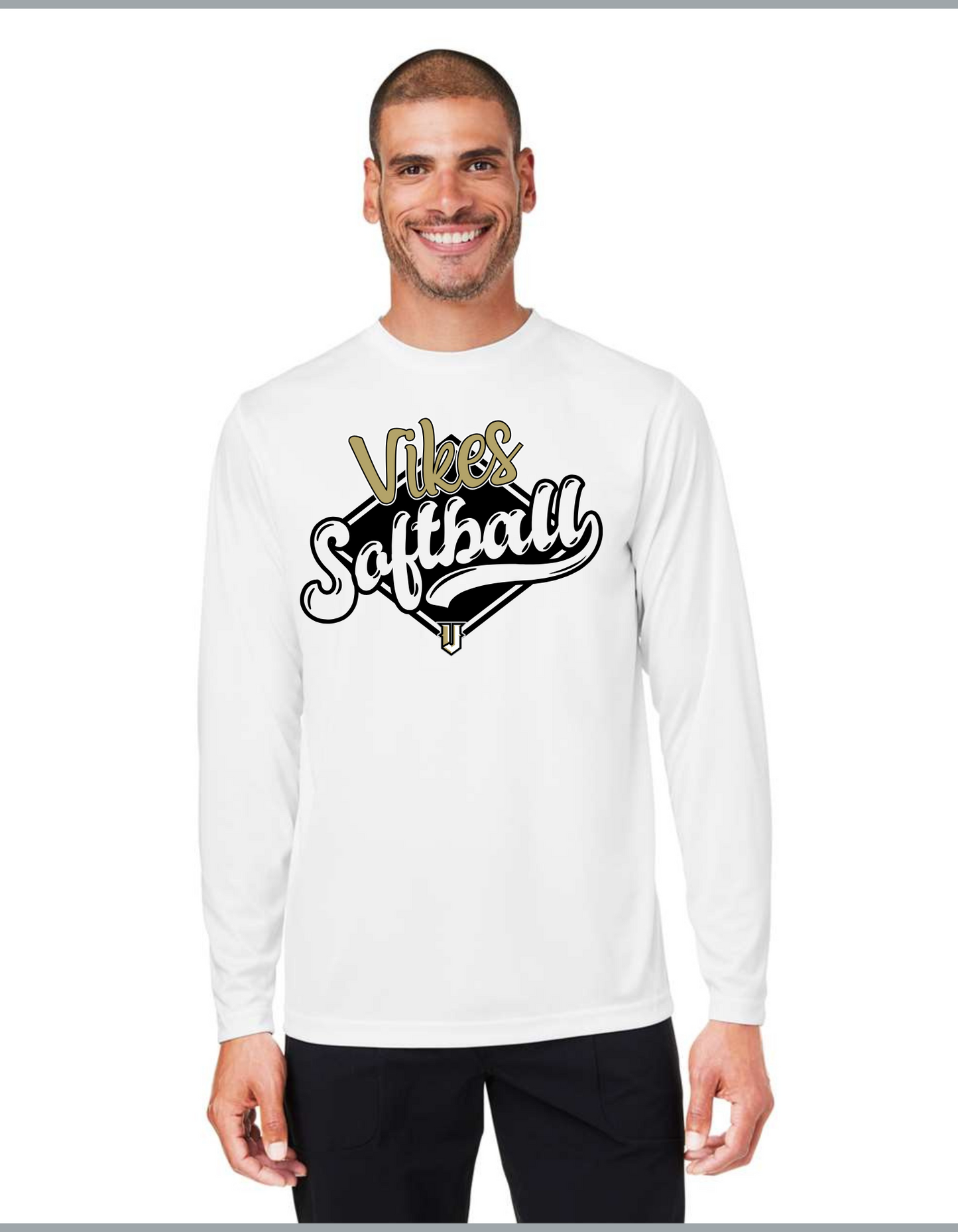 Vikes Cursive Long Sleeve Dri-Fit