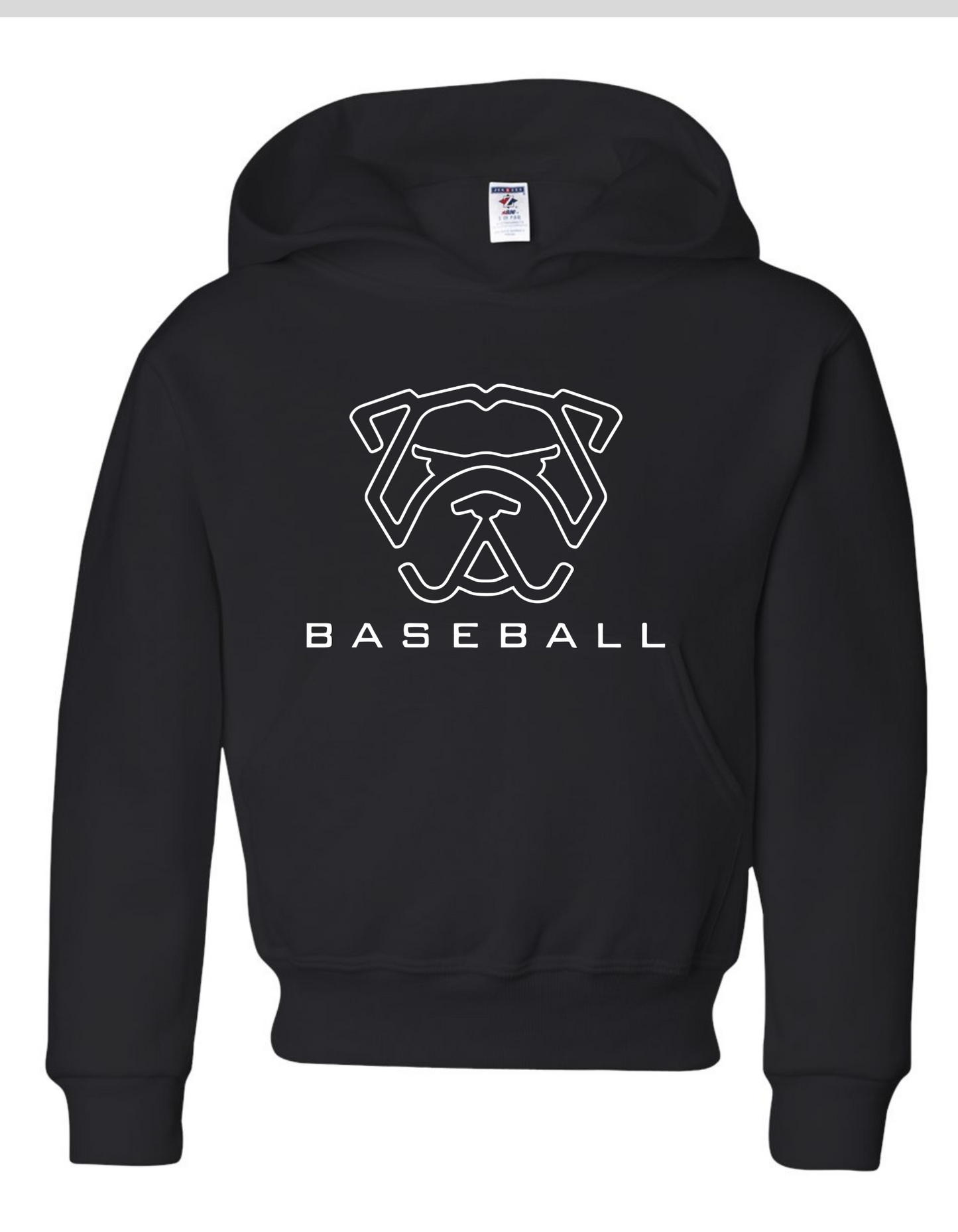 Mad Dawg Baseball Hoody Black