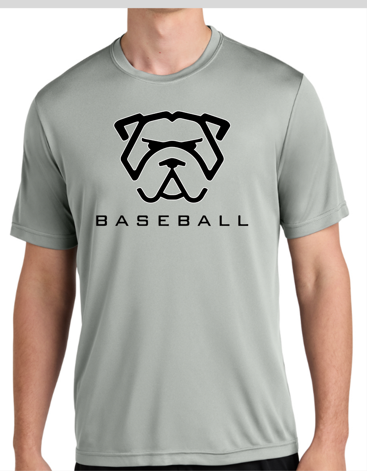 Mad Dawg Baseball Short sleeve Silver