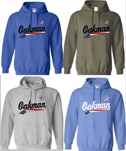 Oakman Baseball Hoodie