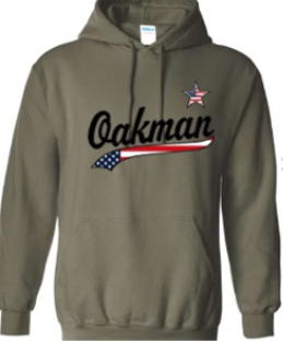 Oakman Baseball Hoodie