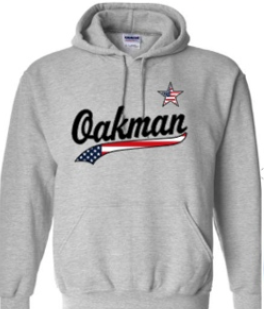 Oakman Baseball Hoodie