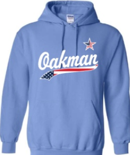 Oakman Baseball Hoodie