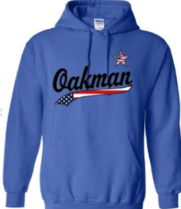 Oakman Baseball Hoodie