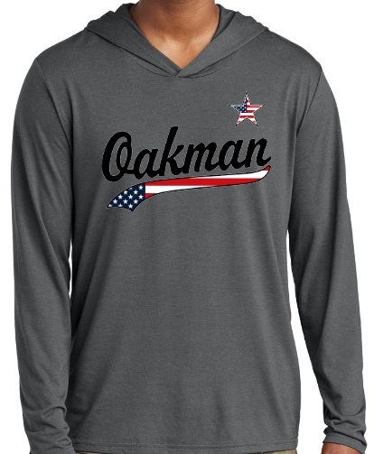 Oakman Baseball Long Sleeve Hoodie