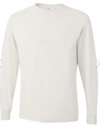 Dri-Power® Long Sleeve 50/50 T-Shirt - 29LSR White
