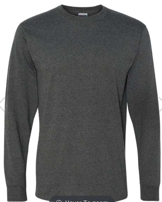 Dri-Power® Long Sleeve 50/50 T-Shirt - 29LSR Black Heather