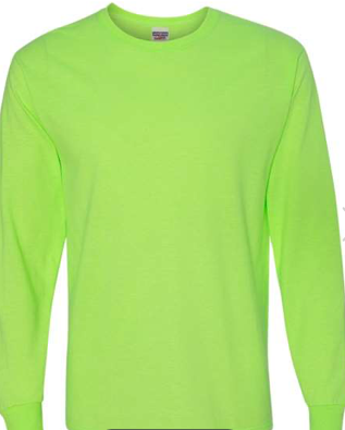 Dri-Power® Long Sleeve 50/50 T-Shirt - 29LSR Neon Green