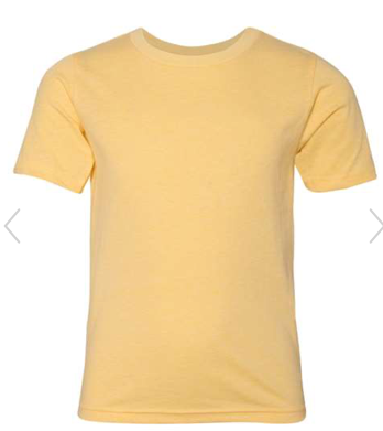 Youth CVC T-Shirt - 3312-Banana Cream