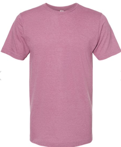 Tultex - Unisex Fine Jersey T-Shirt - 202 -Heather Cassis